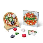Load image into Gallery viewer, Melissa &amp; Doug Wooden Double-Sided Pizza Topping Toss Games 14-Piece
