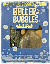 Load image into Gallery viewer, Better Bubbles Starter Kit w/ 3pk Prefilled Bottle Refill Concentrate 2pc Wands
