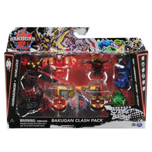 Load image into Gallery viewer, Bakugan Street Brawl Trox, Hammerhead, Bruiser &amp; Octogan Exclusive Bakugan Clash Pack
