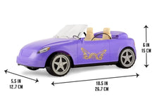 Load image into Gallery viewer, MGA Dream Ella Car Cruiser Purple Convertible Car
