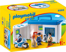 Load image into Gallery viewer, Playmobil 1.2.3- Take-a-Long Police Station
