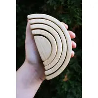 Load image into Gallery viewer, Indie Wood Co.-Small Wooden Rainbow Stacker

