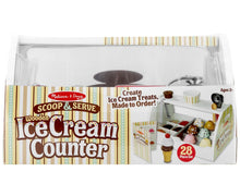Load image into Gallery viewer, Melissa &amp; Doug: Scoop and Serve Wooden Ice Cream Counter

