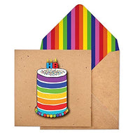Tache-HAPPY BIRTHDAY CAKE CARD