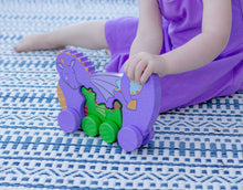 Load image into Gallery viewer, Jack Rabbit Creations- Big &amp; Little Dragon Push Toy
