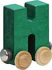 Name Train H - Bright Color Childrens Wooden Trains