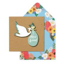 Load image into Gallery viewer, Tache-NEW ARRIVAL' STORK Greenish Blue
