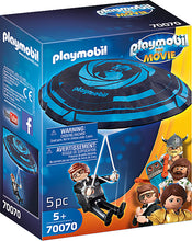 Load image into Gallery viewer, PLAYMOBIL THE MOVIE Rex Dasher with Parachute
